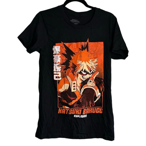 My Hero Academia Other - MY HERO ACADEMIA New Anime Katsuki Bakugo Explosion Graphic Tee Size Small
